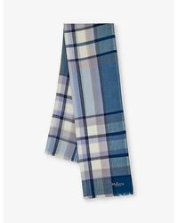 Mulberry - Mega Check Lambswool Scarf - Lyst