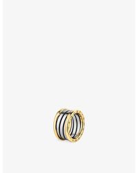 BVLGARI - B.Zero1 18Ct And Stainless Steel Four-Band Ring - Lyst