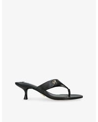 Steve Madden - Soundview 017 Heeled Leather Sandals - Lyst