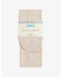 FALKE - Sensitive London Stretch-Cotton-Blend Socks - Lyst
