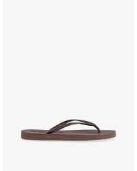 Sleeper - Square-Toe Rubber Flip-Flops - Lyst