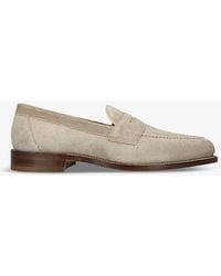 Loake - Imperial Suede Penny Loafers - Lyst