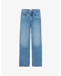 Claudie Pierlot - Straight-Leg Denim Jeans - Lyst