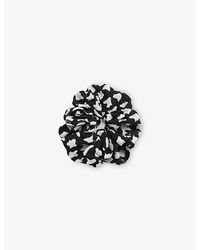 Whistles - Abstract-Pattern Woven Scrunchie - Lyst