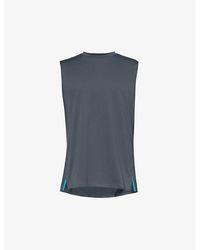 GYMSHARK - Everywear Abstract Sleeveless Recycled-polyester Top - Lyst
