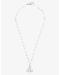 Vivienne Westwood - Norabelle Brass And Cubic Zirconia Necklace - Lyst