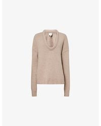 Reformation - Jonie Scoop-Neck Cashmere And Wool-Blend Jumper - Lyst