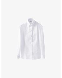 Eton - Long-Sleeved Super Slim-Fit Cotton Shirt - Lyst