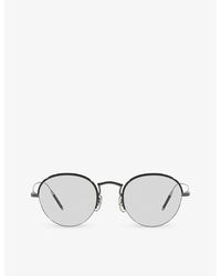 Oliver Peoples - Ov1290t Round-frame Metal Optical Glasses - Lyst