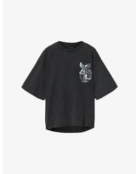 AllSaints - Seraph Amelie Graphic-Print Cotton T-Shirt - Lyst