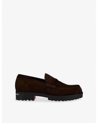 Christian Louboutin - Cavavin Suede Derby Shoes - Lyst