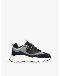 Cleens - Aero Runner Leather, Suede And Mesh Trainers - Lyst