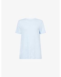 Derek Rose - Jordan Short-Sleeve Linen T-Shirt - Lyst