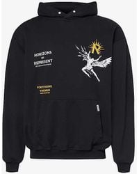 Represent - Icarus Graphic-print Cotton-jersey Hoody - Lyst