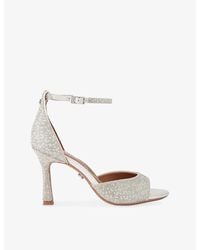 Carvela Kurt Geiger - Corletta Wide-Fit Heeled Woven Sandals - Lyst