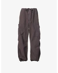 Jaded London - Parachute Wide-leg High-rise Cotton Trousers - Lyst