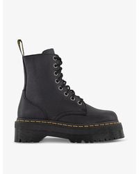 Dr. Martens - Jadon Iii Platform-Sole Lace-Up Leather Boots - Lyst