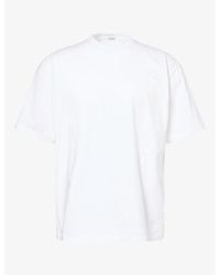 A.PRESSE - Relaxed-Fit Crew-Neck Cotton T-Shirt - Lyst