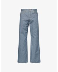 Jacquemus - Le De-Nimes Droit Straight-Leg Denim Jeans - Lyst