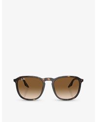 Ray-Ban - Rb2203 Square-frame Crystal Sunglasses - Lyst
