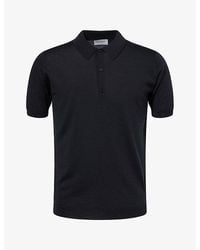 John Smedley - Short-Sleeve Merino-Wool Polo Shirt - Lyst