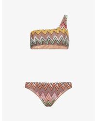 Missoni - Raschel Chevron-Knit Bikini Set - Lyst