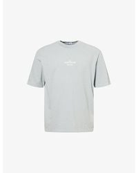 Stone Island - Archivio-Print Short-Sleeve Cotton-Jersey T-Shirt - Lyst