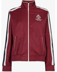 Sporty & Rich - Crown Logo-embroidered Woven Track Jacket - Lyst