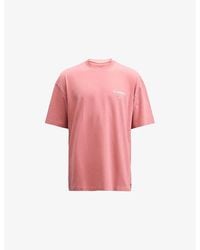 AllSaints - Underground Logo-Print Relaxed-Fit Cotton T-Shirt - Lyst