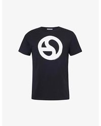 Acne Studios - Setar Graphic-print Cotton-blend T-shirt - Lyst