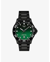 Tissot - T120.410.33.091.00 Seastar 1000 40Mm Pvd-Coated Stainless-Steel Quartz Watch - Lyst
