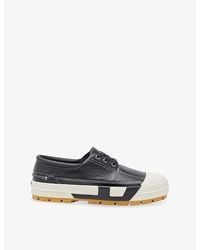 DIESEL - S-D-Verse Mocassin Leather Trainers - Lyst