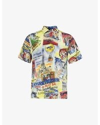 Polo Ralph Lauren - Travel-print Short-sleeved Woven Shirt - Lyst