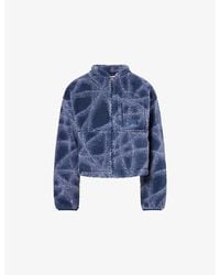 The North Face - Ex Pile Logo-Embroidered Fleece Jacket - Lyst