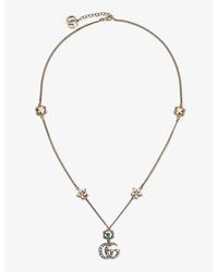 LOUIS VUITTON Metal Blooming Supple Necklace Gold 924002
