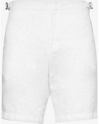 Orlebar Brown - Norwich Side-adjuster Linen Shorts - Lyst