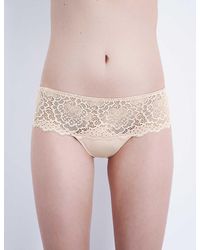 Simone Perele - Caresse Jersey And Stretch-lace Shorty Briefs - Lyst