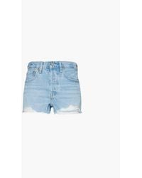 Levi's - 501 Original Slim-Fit Straight-Leg High-Rise Denim Shorts - Lyst