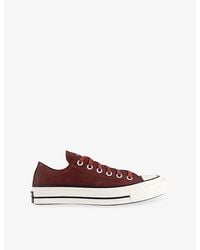 Converse - All Star Ox 70 Leather Trainers - Lyst