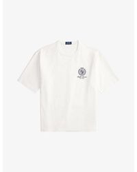 Polo Ralph Lauren - Crest-Print Relaxed-Fit Cotton-Jersey T-Shirt - Lyst