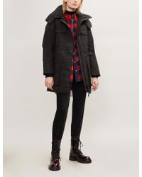 Canada Goose Gabriola Feather And Shell-down Parka Coat - Black