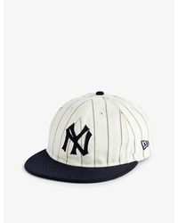 KTZ - 59fifty New York Yankees Mlb Brand-embroidered Wool-blend Baseball-cap - Lyst