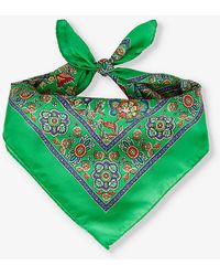 Polo Ralph Lauren - Floral-pattern Silk Bandana - Lyst