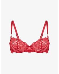 Lounge Underwear - Adore Balcony Lace Bra - Lyst