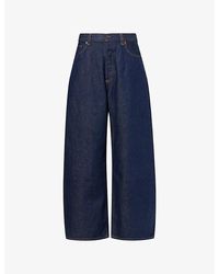 Agolde - Rounded Baggy Wide-Leg Denim Jeans - Lyst