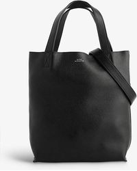 A.P.C. - Maiko Small Leather Tote Bag - Lyst