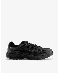 Nike - P-6000 Chunky-Sole Leather And Mesh Low-Top Trainers - Lyst