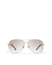 Chanel - Pilot Sunglasses - Lyst