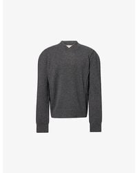 Marni - V-Neck Rib-Knit Wool-Blend Jumper - Lyst