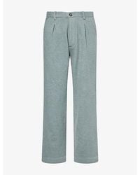 Kartik Research - Pleated Wide-Leg Wool Trousers - Lyst